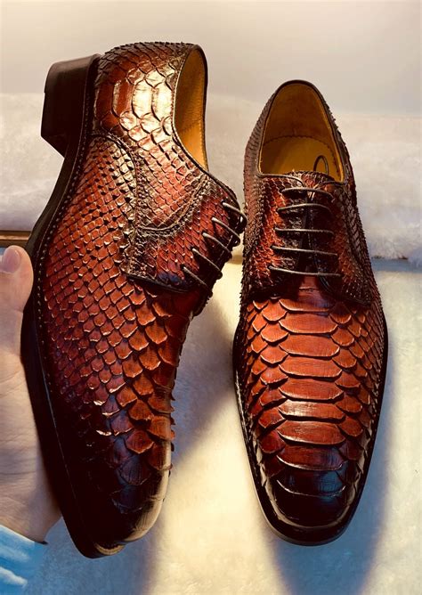 mens prada python shoes